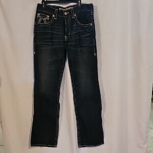 Mens Big Star Blue Bootcut Jeans with Classic Style